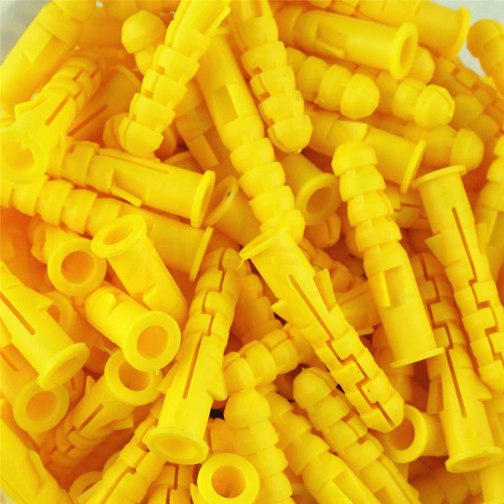 美坚利精工 小黄鱼拧入式锚栓桶装 小黄鱼塑料胀管胀塞