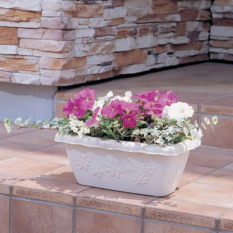 爱丽思树脂长方形花盆种花种菜盆室内阳台长条花槽爱丽丝塑料花盆