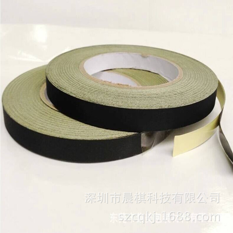 厂家专业生产黑色醋酸布胶带 可撕0.12mm阻燃耐温醋酸布绝缘胶带