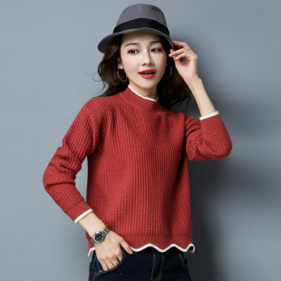女士短款毛衣秋冬