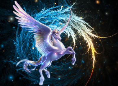 钻石画 飞翔 天马星空贴魔方圆钻十字绣义乌钻石画厂家直销招代理