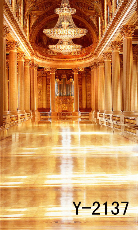 儿童影楼摄影背景布风景樱花海边宫殿背景儿童古装服装拍照背景纸