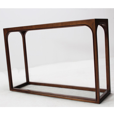 椎木 玄关台柜子板式木柜多层柜桌 古典简约实木家具可订做