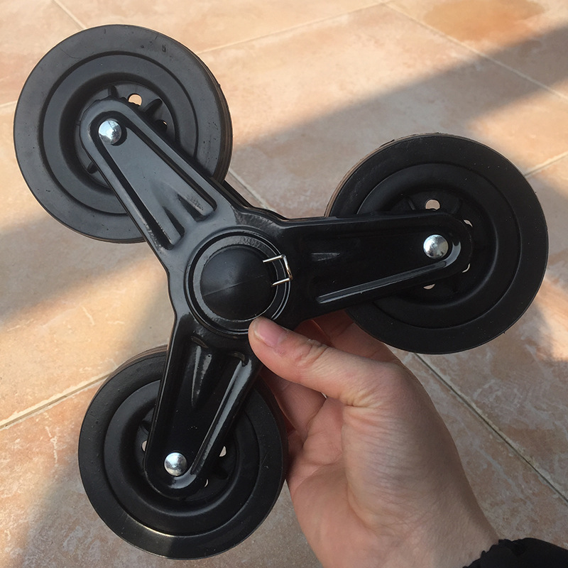 厂家批发拉杆轮子购物买菜车大号风火轮车轮 塑料轮子 可定制颜色