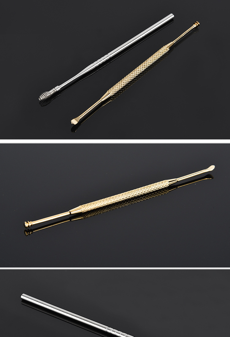 不锈钢螺旋双头掏耳勺掏耳朵 清洁耳器耳挖扒采耳工具德国品质