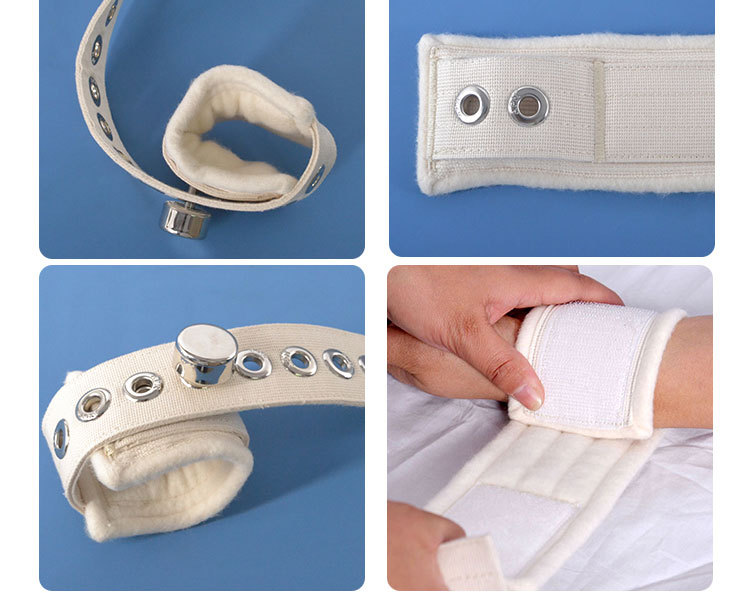 医疗保健器械 手腕捆绑带 肢体型磁控扣纯棉护具约束带 厂家直