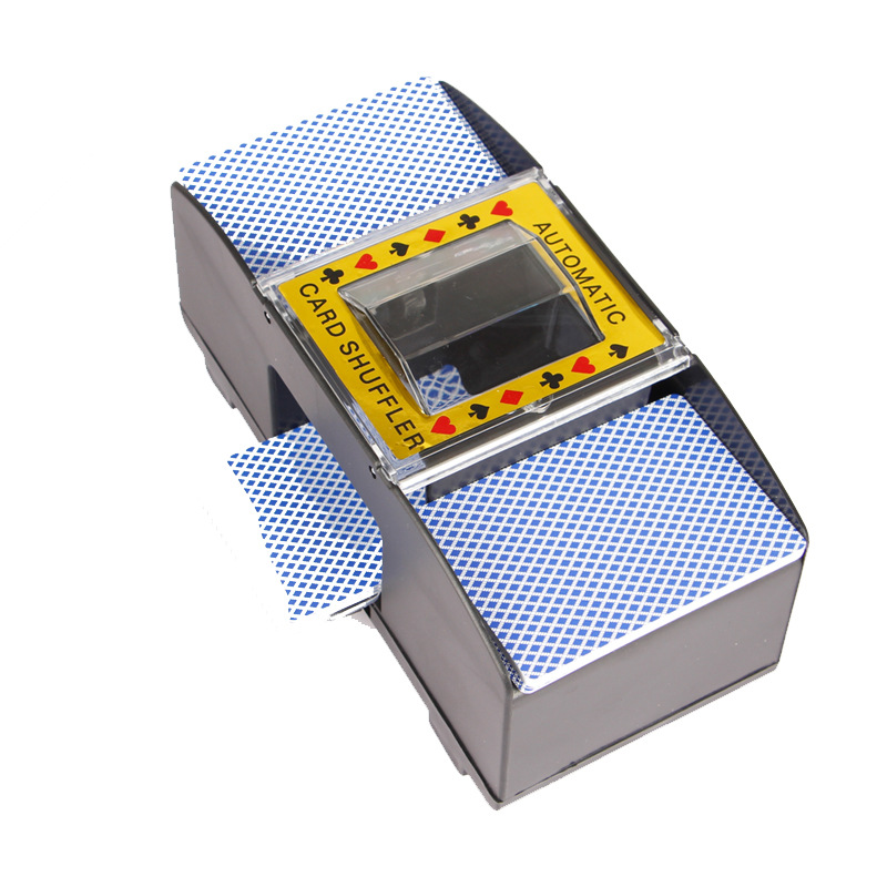 扑克洗牌机 双副扑克洗牌器 摇奖器 批发
