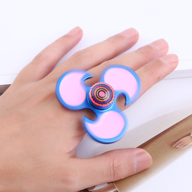 戒指陀螺外贸炫彩手指减压创意手饰指间螺旋戒指新款热卖戒指批发