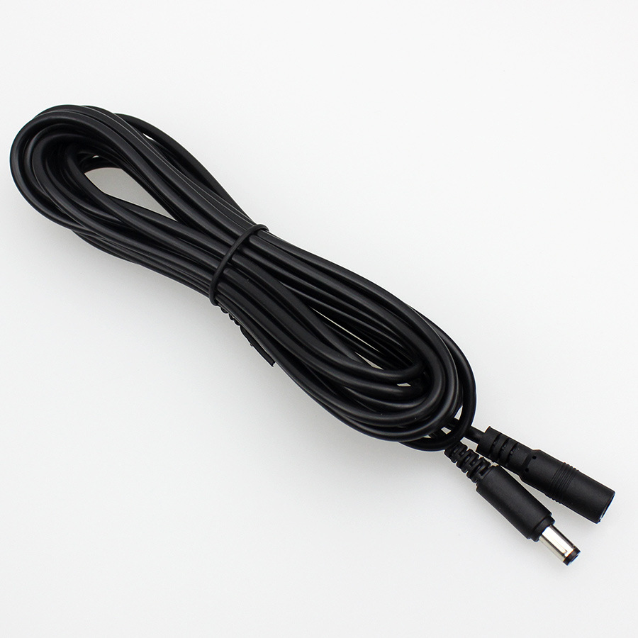 5米电源延长线 5521dc公母延长线 5525太阳能电源dc线