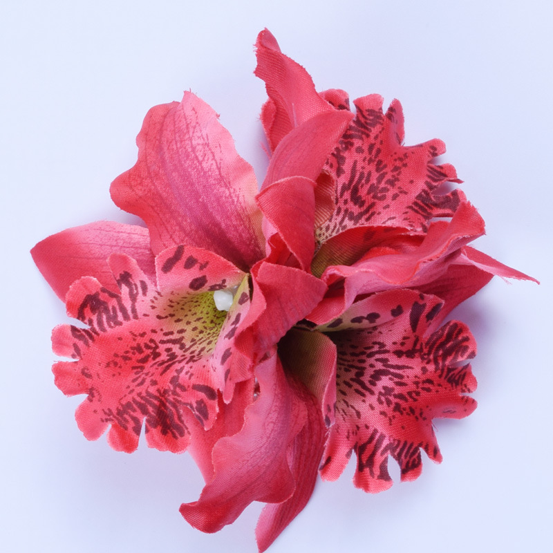 Bohemian Hawaii Thailand Orchid Barrettes Brooch Bride and Bridesmaid Artificial Flower Updo Internet Celebrity Beach Headdress