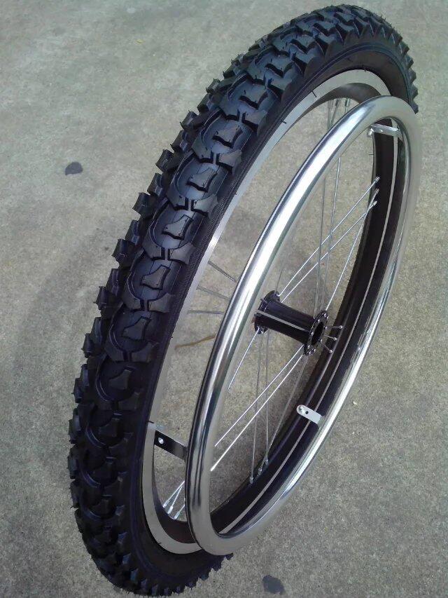 轮椅专用防刺后车胎24*13/8 驱动轮医疗用轮椅车轮橡胶轮车胎