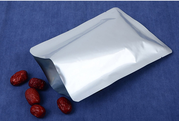 工厂批发平口纯铝箔真空包装袋食品级热封铝箔食品袋防静电铝袋子