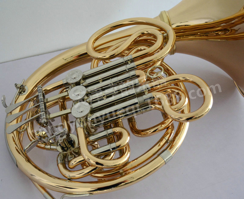 亚历山大金铜圆号 降bf调双排法国分体圆号 三键式圆号 乐队吹奏