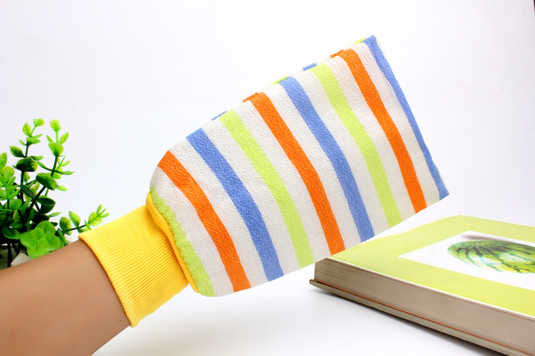 彩条搓澡巾实用型搓澡去泥桑拿澡堂搓澡师洗澡浴用