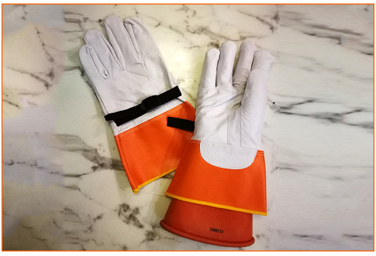 定制劳帕士电工绝缘防护手套 带电作业手套高压橡胶手套