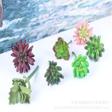 仿真多肉植物 创意DIY设计用品 插花配件 仿真花厂家 仿真植物