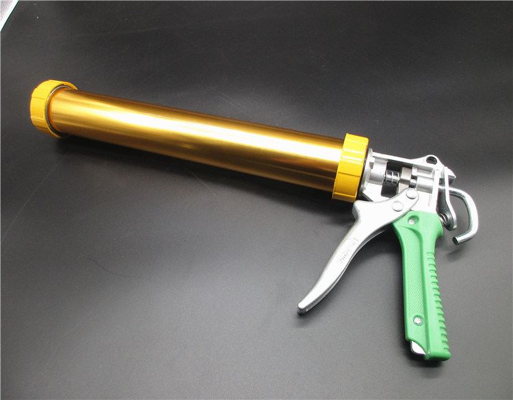 软硅胶枪铝合金胶枪工程挤压式软胶枪装饰结构胶枪五金工具