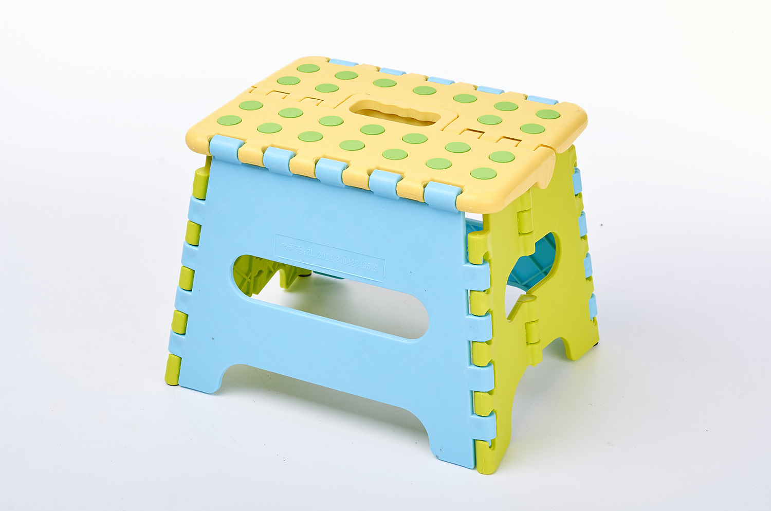 塑料可折叠凳子 浴室小板凳 儿童成人户外便携式方形折叠凳18cm高