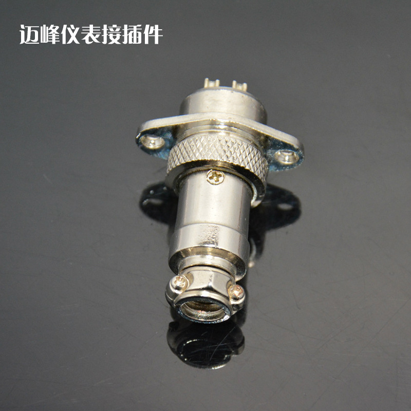 批发m16-2芯3芯4芯菱形航空插头电源重载连接器航空插座连接器