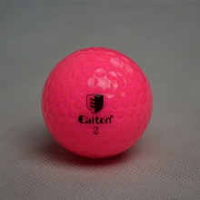厂家批发 彩色高尔夫球 golf ball  高尔夫双层练习球 OEM