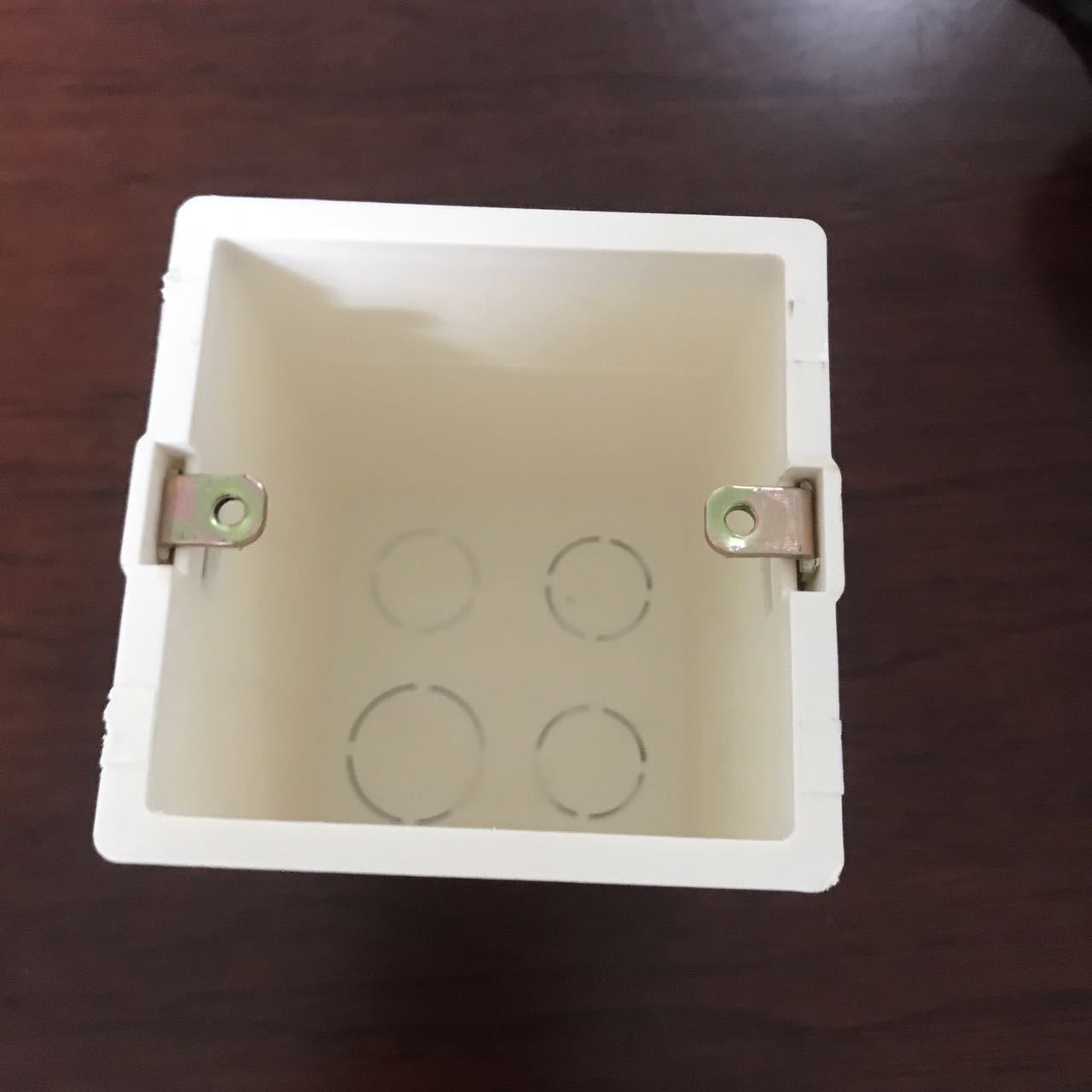 鑫万囍 86型暗装底盒 10公分高接线盒 电工配件 预埋线盒系列