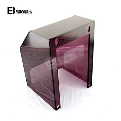 厂家定制亚克力防水罩防尘罩防护盒亚克力罩子茶色有机玻璃防水罩