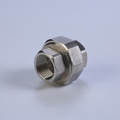 【厂家自销】dn15/4分/20水暖不锈钢内牙接头 活接直接 油任