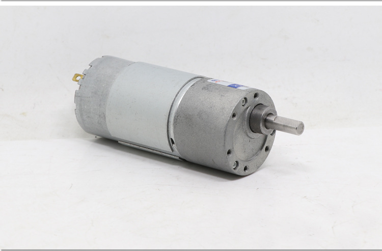 竭胜厂家直销直流减速马达dc12v24v微型电机正反转低速齿轮电动机