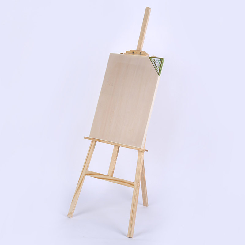 黄松木画架 素描写生油画支架 木质三脚架展示架 广告架 组装拆卸