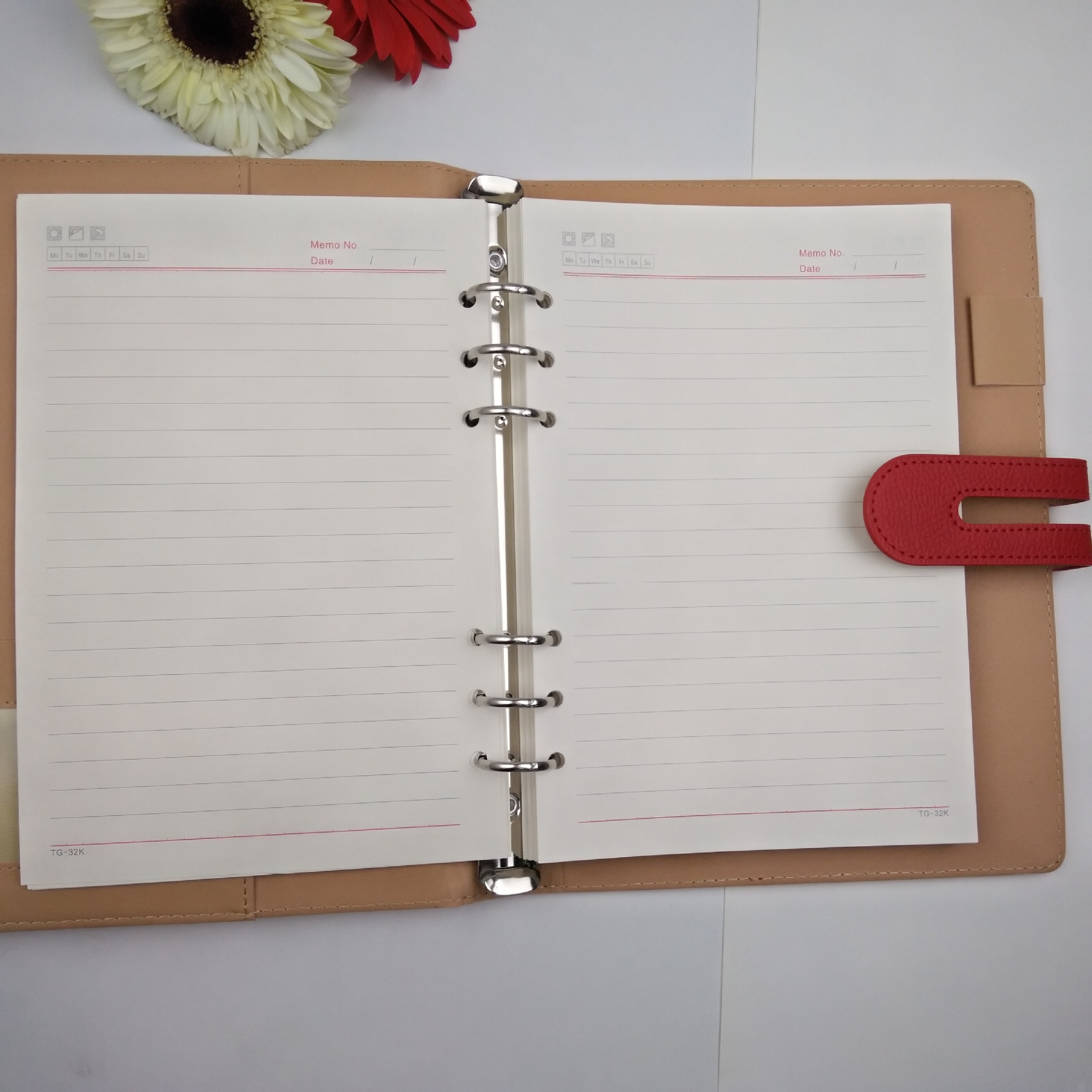 活页笔记本,25k记事本高端变色pu皮,压印烫金烫银logo