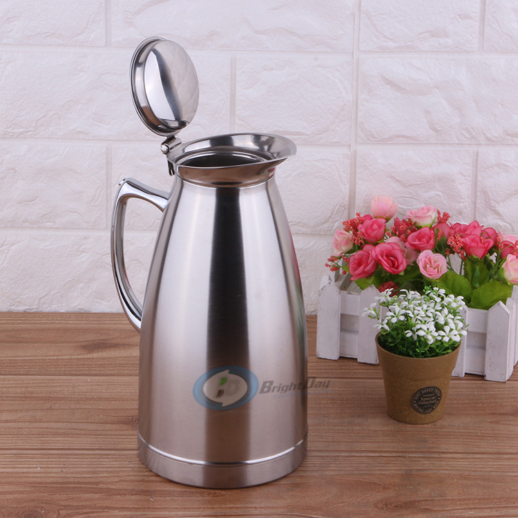 双层不锈钢真空壶 全钢保温豆浆壶 双层保冷冷水壶 商用服务壶