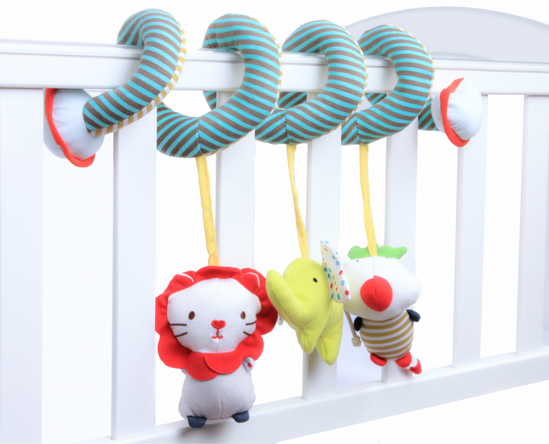 jackybaby婴儿床绕玩具新生儿礼物宝宝床铃床头铃婴儿推车玩具