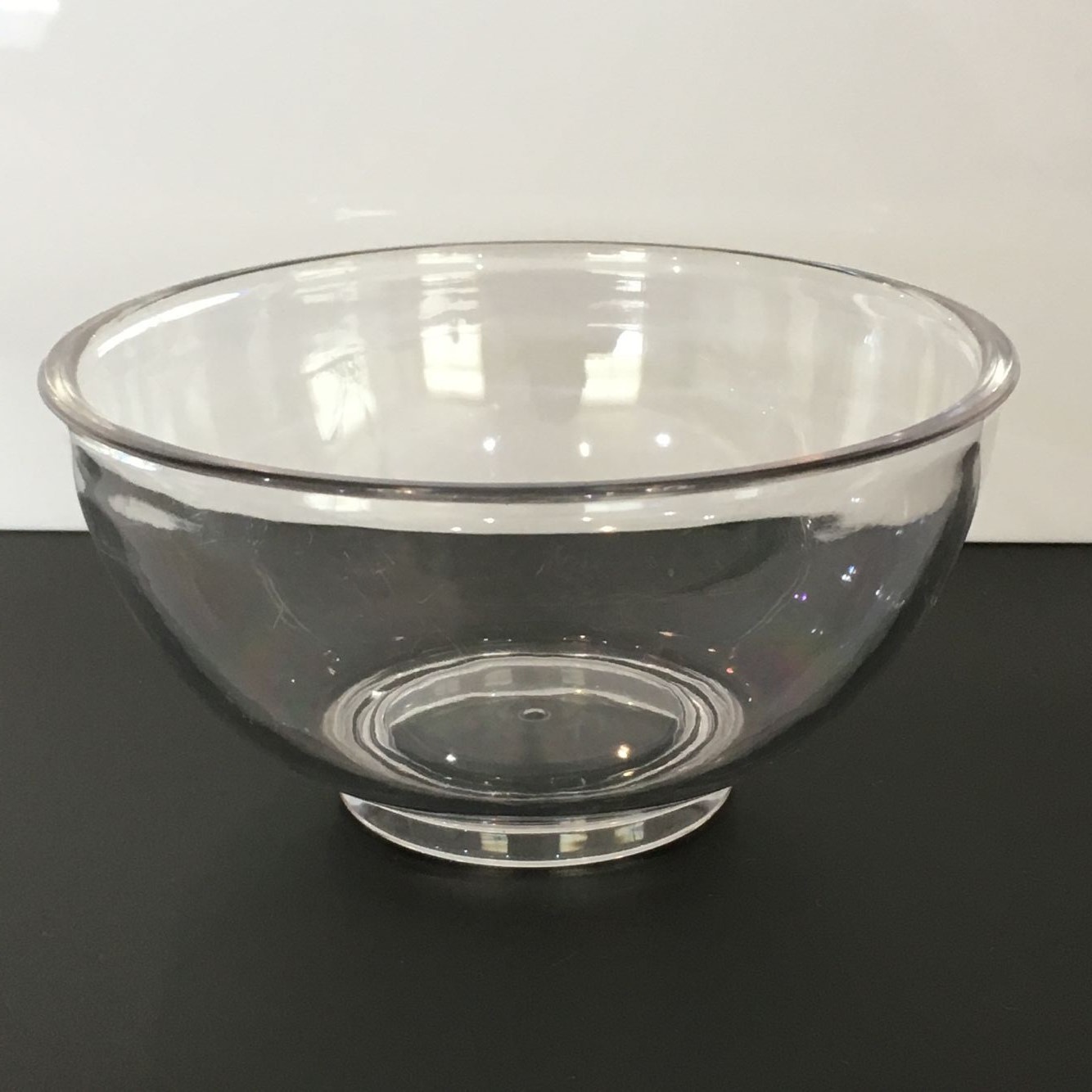 白色pc塑料碗饭碗耐高温摔不破酒店自助餐专用塑料汤碗厂家定制