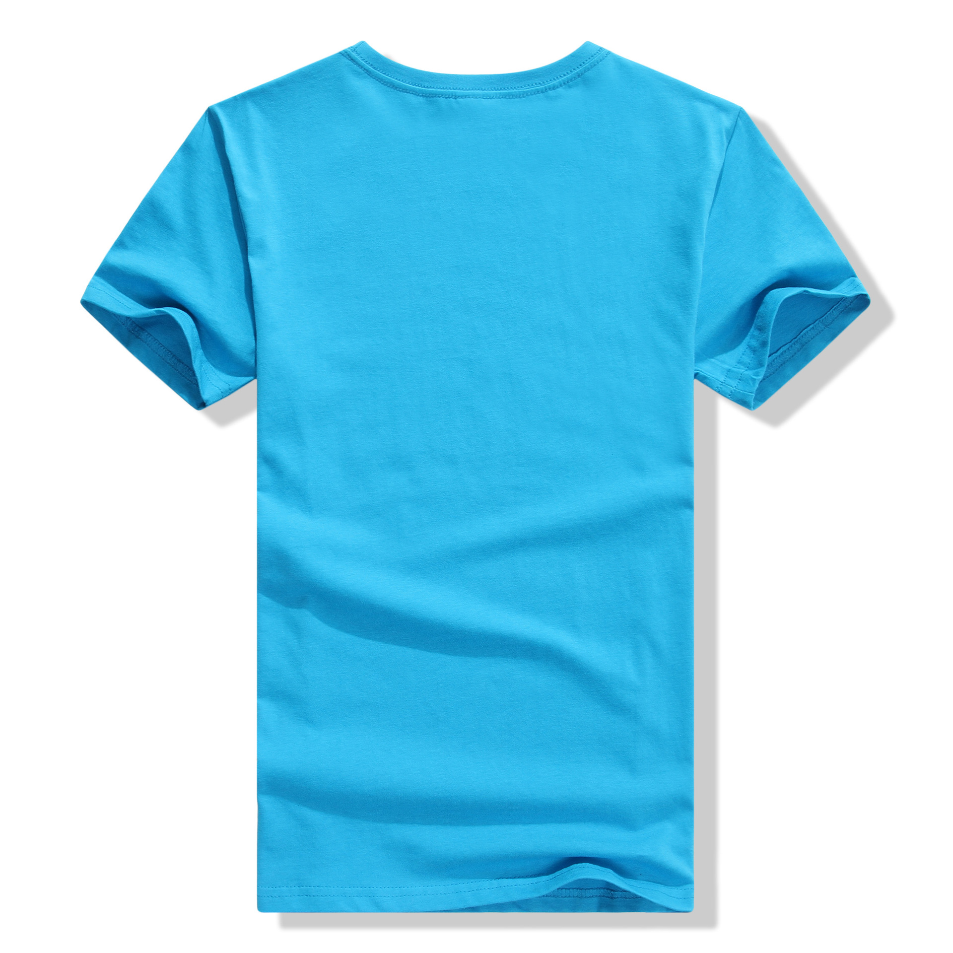 纯白全白纯黑素色单色简单全黑圆领t恤男短袖半袖血体恤短衫夏季