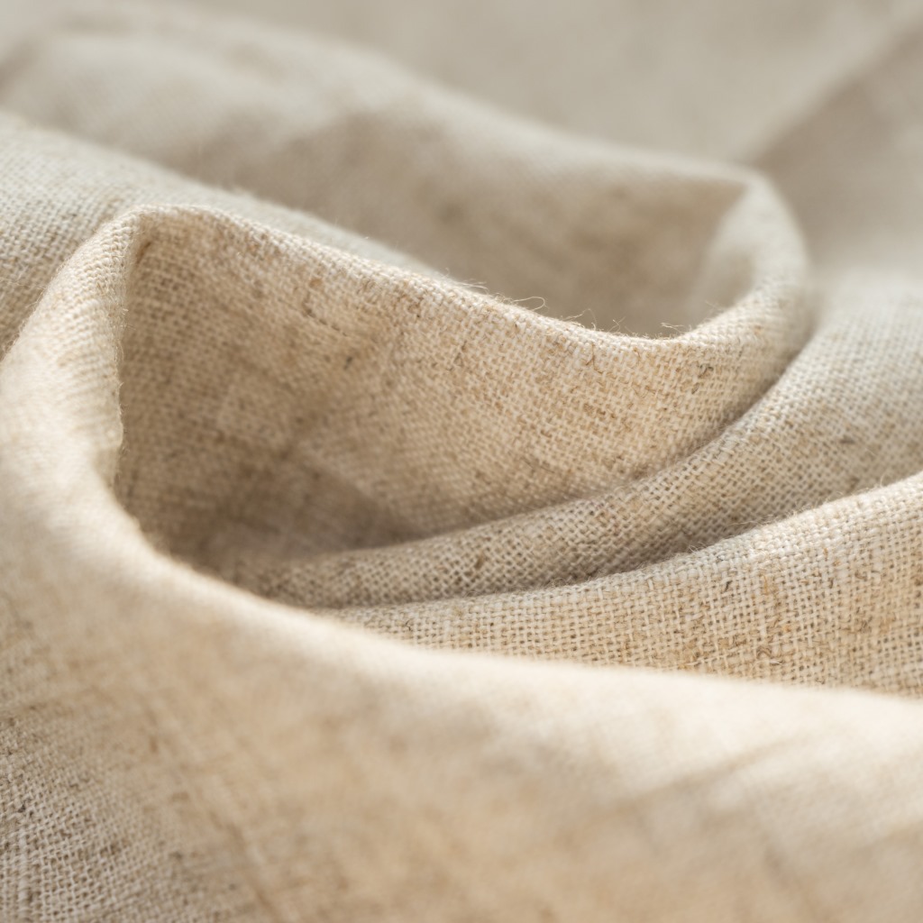 12支亚麻棉竹节服装面料包装工艺品布