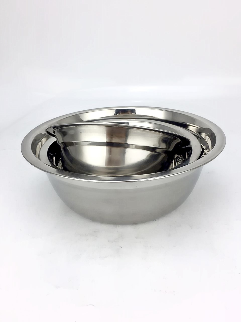工厂直销08特厚汤盆不锈钢汤碗 宽边盆 不锈钢小碗盆 食堂洗菜盆