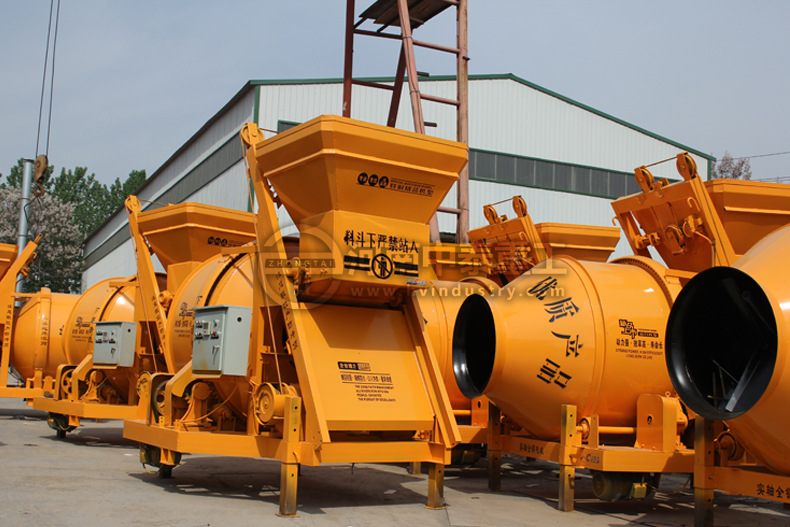 河南中泰重工jzc450型爬坡式砂浆搅拌机