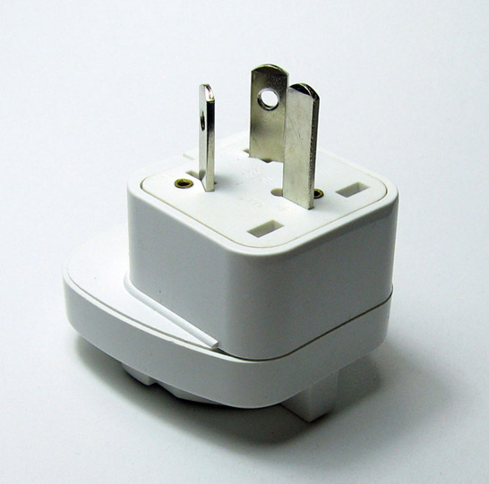 韩国插头欧标带地线插孔转国标三插德国电器中国用转换插座sd-16