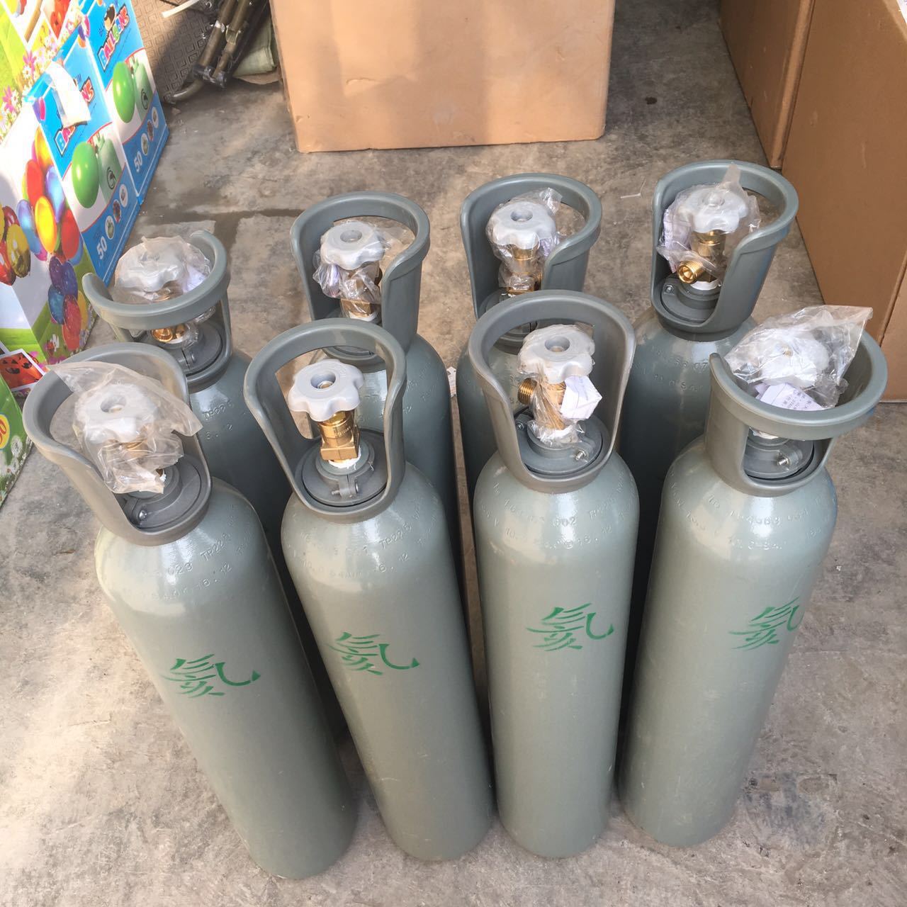 10l高压氦气罐上海厂家直销家用氦气结婚生日飘空氦气球布置装饰