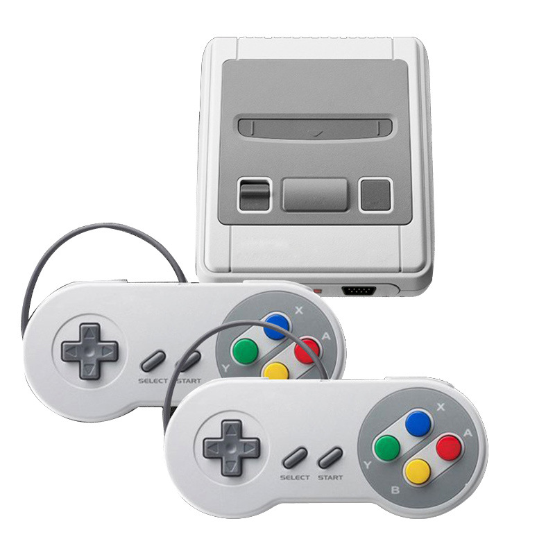 sfc美版迷你游戏机 snes hdmi高清红白机双人对战内置621游戏机
