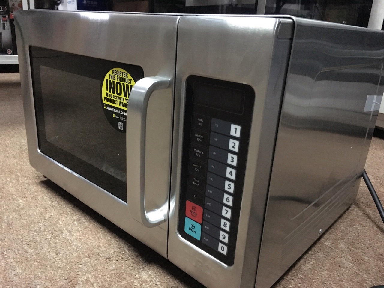 商用微波炉 34升大容量,平板,1800w功率 双磁控管,快