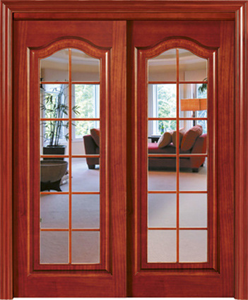 佛山木门厂家 厨房推拉门 书房推拉门 双开套装推拉门定做