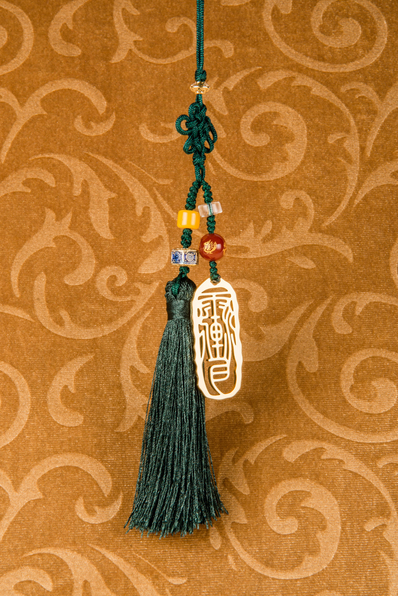 集福轩厂价批发直销 新款钛钢车公符风水车挂/包挂 项坠热卖