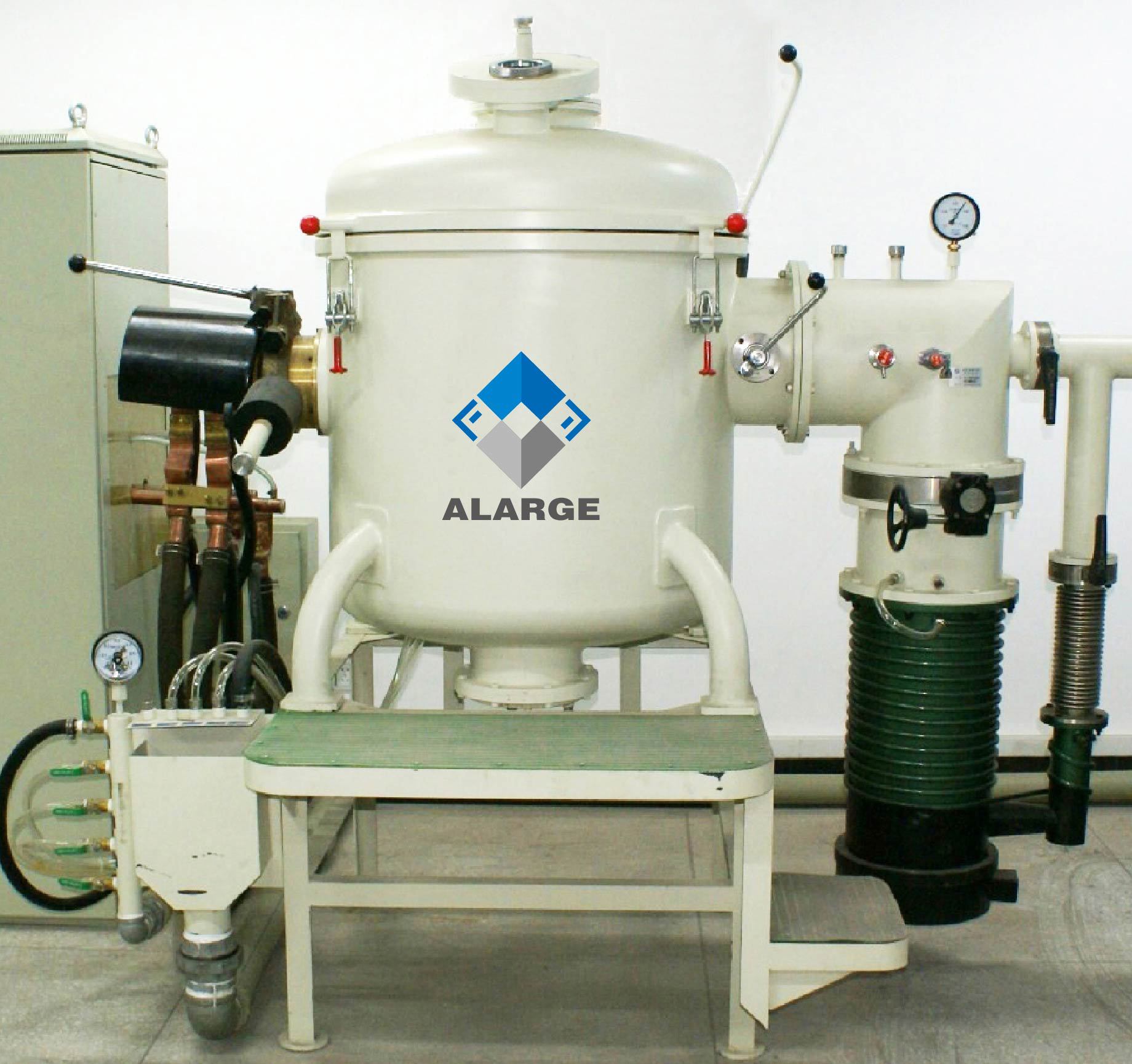 感应加热熔金炉真空中频熔炼炉感应熔金炉中频真空熔铜炉