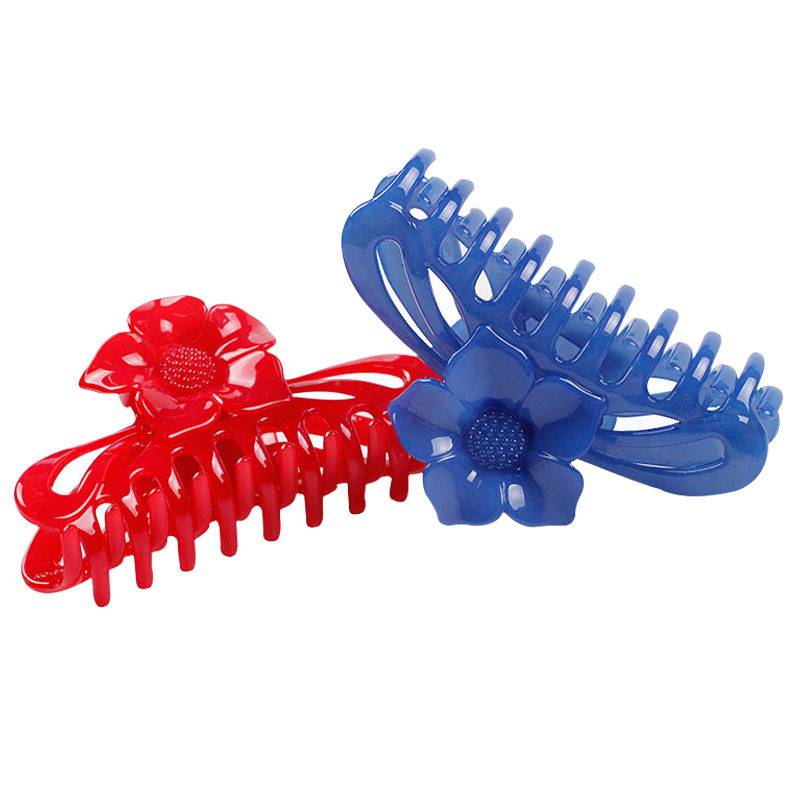 Zhuoming Japanese and Korean Style SUNFLOWER Updo Hair Claw Large Plastic Hairpin Color Headdress Boutique Wholesale Hair Accessories