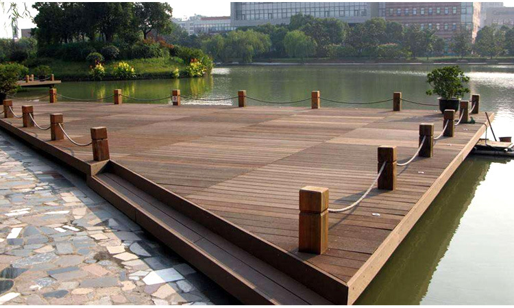 柳桉木防腐木木栈道地板实木景观安全护栏户外扶手栏杆围栏厂家