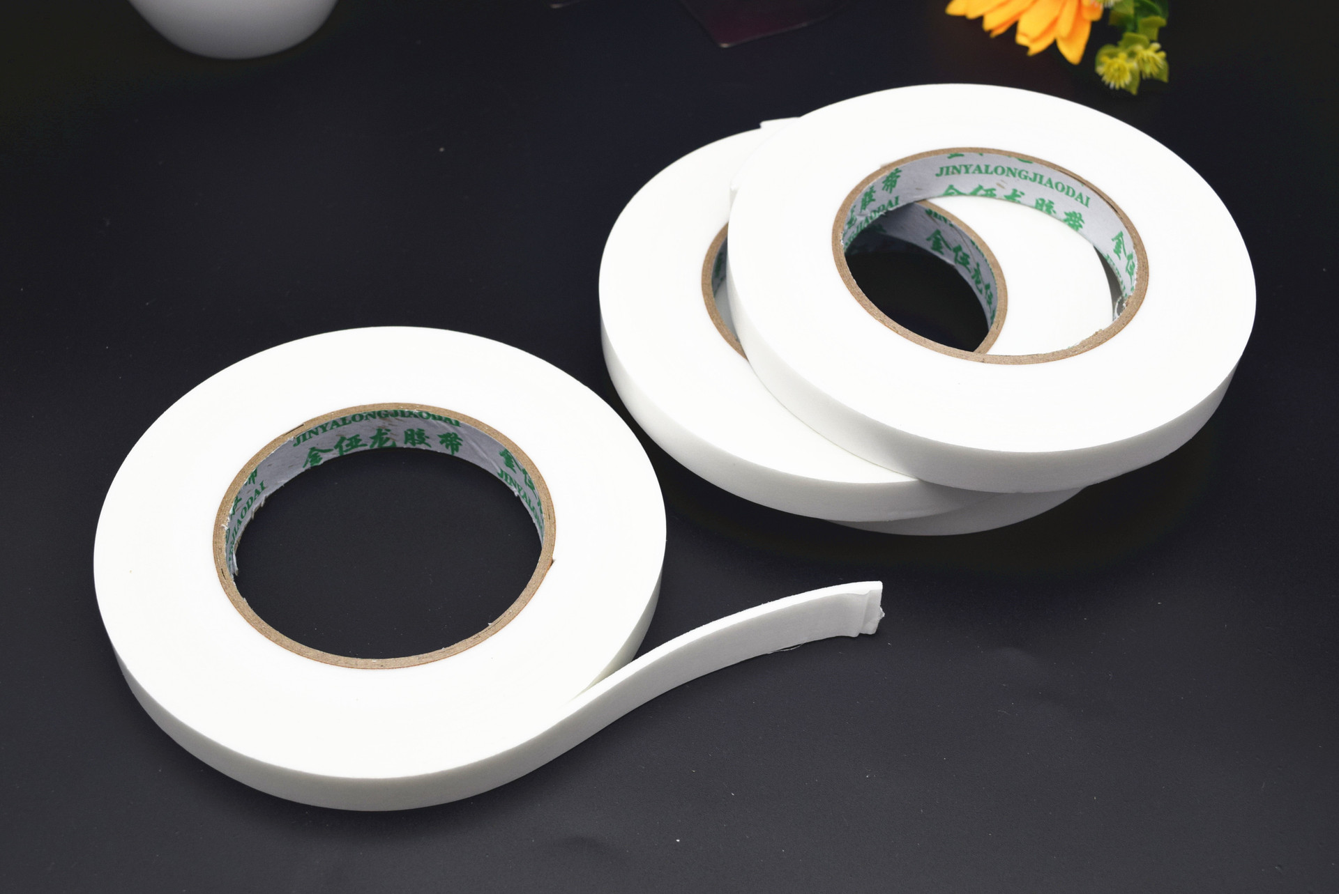 5cm宽强力泡棉双面胶海绵双面胶强力高粘泡沫胶