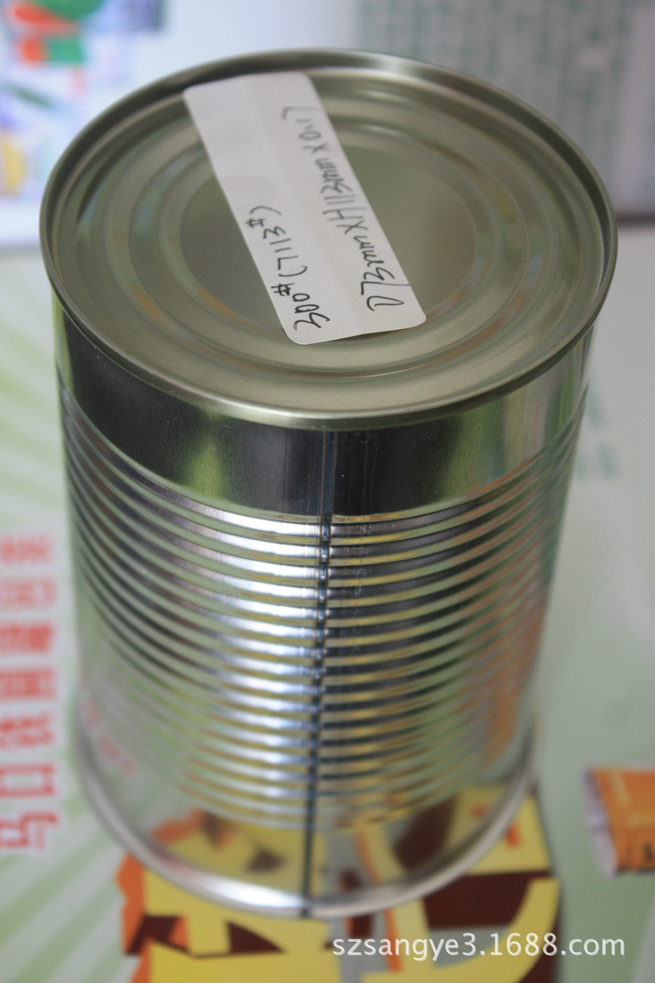 马口铁食品铁罐生产 素铁白罐定做 焊接滚劲缩劲罐 罐身条纹罐