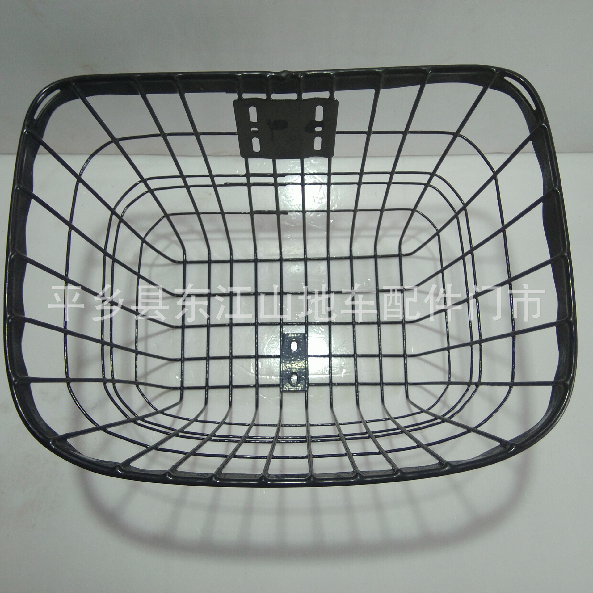 批发电动车配件 电动车车篮 白色车筐 车篓 金属前车筐 厂家销售
