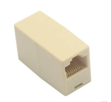 RJ45网线连接器 网线对接头 网络直通头延长网线100PCS/包